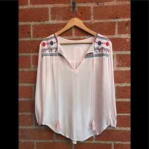 Women's embroidered blouse